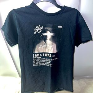 21 Savage “I am > I was” 2018 Album Unisex Cotton Black Youth T-Shirt Size Small